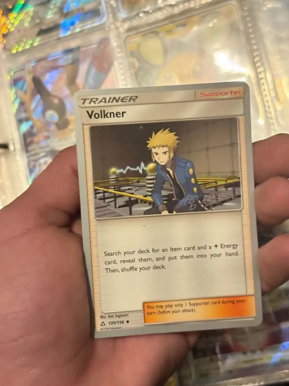 Volkner Pokemon 2019 World Championships Deck Trainer Card